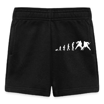 Entwicklung vom Baby zum Eishockey Spieler - Baby Shorts - black - Front