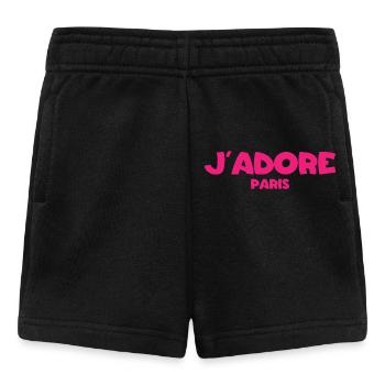J´Adore Paris - I love Paris - France - Frankreich - Baby Shorts - black - Front