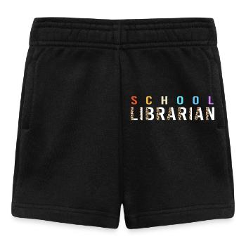 Leseratte Bibliothek Lesen - Baby Shorts - Schwarz - Vorne