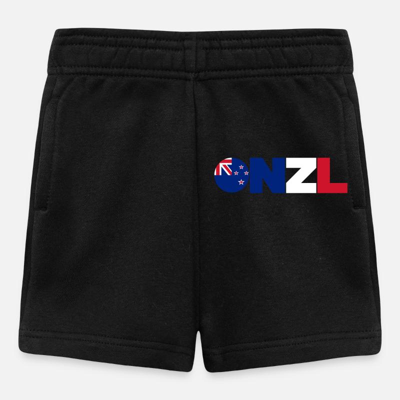 New_Zealand - Short Bébé - noir