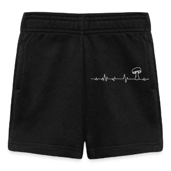 Pilz Pilze Steinpilz - Baby Shorts - Schwarz - Vorne