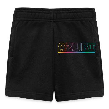 Design Azubi outline bunt - Baby Shorts - Schwarz - Vorne
