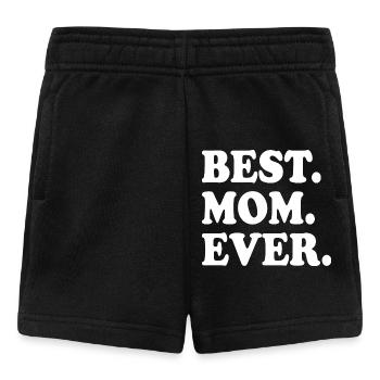 Best mom ever - Baby Shorts - Schwarz - Vorne