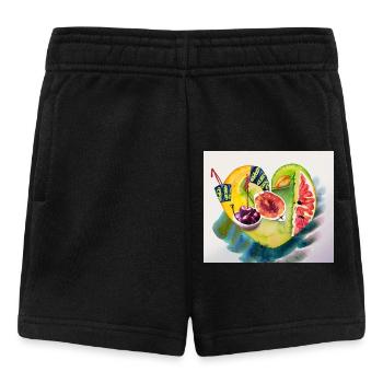 Des fruits pour le cœur - Short Bébé - noir - Devant