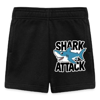 Shark Shark Attack Sea Lover - Baby Shorts - black - Front