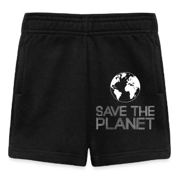 Save the Planet Erde Umweltaktivisten - Baby Shorts - Schwarz - Vorne