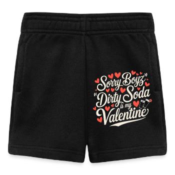 Désolé Boyz Dirty Soda est mon Valentin - Short Bébé - noir - Devant