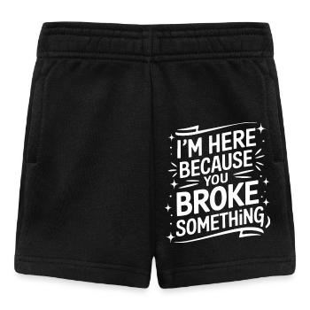 Technischer Support Computerfreak Nerd - Baby Shorts - Schwarz - Vorne