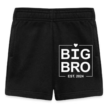 Big Bro Est 2024 - Baby Shorts - black - Front