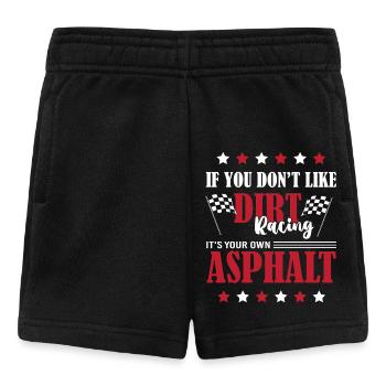 Dirt Track Racing - Baby Shorts - Schwarz - Vorne