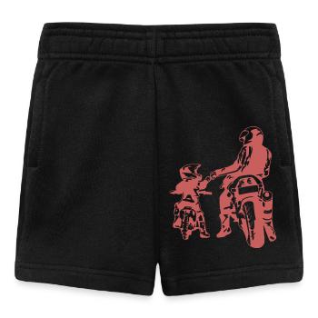 Schädel der Gesetzlosen Autobahn-Gangs Tod von Bikern - Baby Shorts - Schwarz - Vorne
