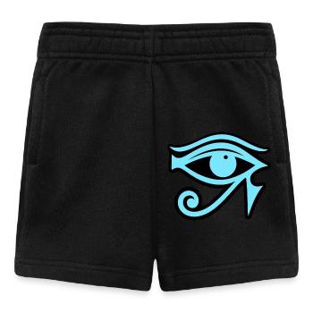 Symbole de l’œil d’Horus en Égypte - Short Bébé - noir - Devant