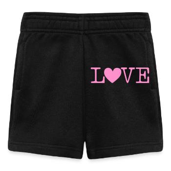 Love - Baby Shorts - Schwarz - Vorne