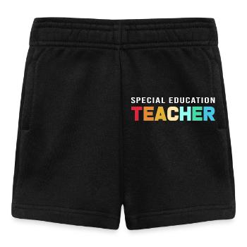 Special Needs School Teacher Special Education Pedagogue - Baby Shorts - black - Front