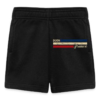 France - Dijon - Frankreich - Flagge - Streifen - Baby Shorts - Schwarz - Vorne
