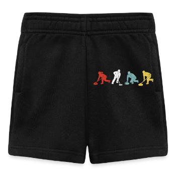 Vierfarbige Putz-Helden - Baby Shorts - Schwarz - Vorne