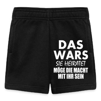 Das wars - Baby Shorts - Schwarz - Vorne