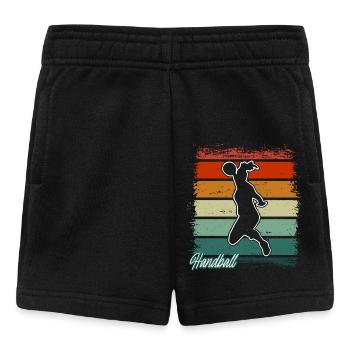 Handball Handball Joueur de handball féminin - Short Bébé - noir - Devant