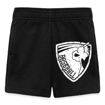 Base-ball - Short Bébé - noir - Devant