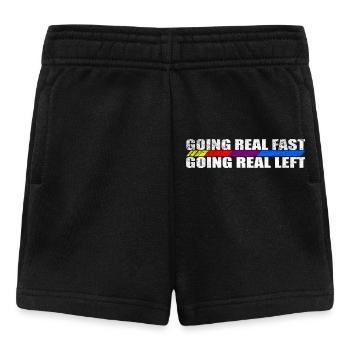 Motif à rayures de course pour les amateurs de vitesse - Short Bébé - noir - Devant