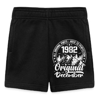 Dezember 1982 Original 42 Jahre altes Geburtstagsgeschenk - Baby Shorts - Schwarz - Vorne