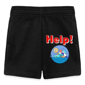 Plastic Environmental Protection - Baby Shorts - black - Front