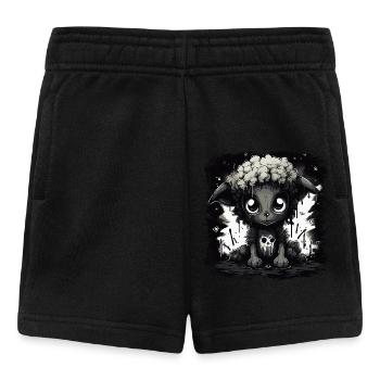 Cute Black Gothic Sheep - Baby Shorts - black - Front