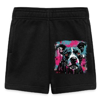 American Staffordshire Terrier - Baby Shorts - Schwarz - Vorne