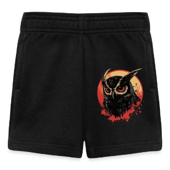 Owl - Baby Shorts - black - Front