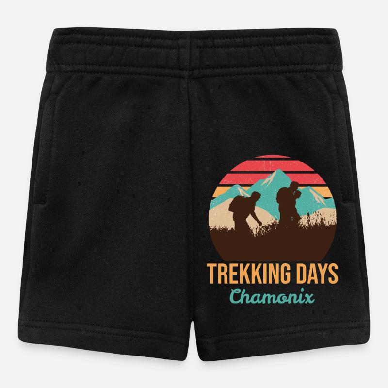 Trekking days 2 Chamonix - Baby Shorts - black