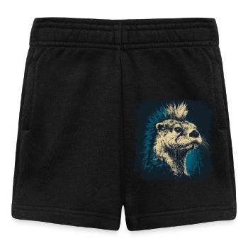 Fischotter Punkrock - Baby Shorts - Schwarz - Vorne