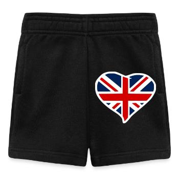 England flagge - Baby Shorts - Schwarz - Vorne