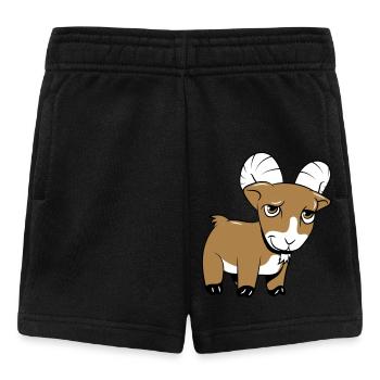 Chèvre gentiment gentille - Short Bébé - noir - Devant