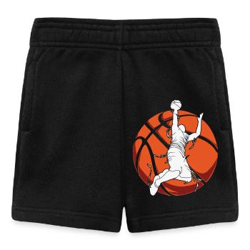 Basketball Basketballer - Baby Shorts - Schwarz - Vorne