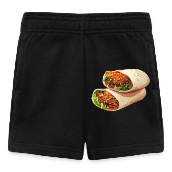 Döner Wrap Dürüm Culinary Street Food Design - Baby Shorts - black - Front