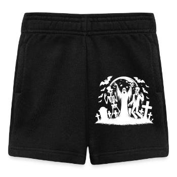 Zauber Grabstein Kinder Halloween Friedhof Party - Baby Shorts - Schwarz - Vorne