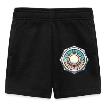 Vintage Badge Graphic Design - Baby Shorts - black - Front