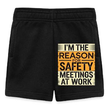 I'm The Reason For Safety Meetings At Work 9 - Baby Shorts - Schwarz - Vorne
