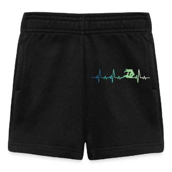Jiu Jitsu Heartbeat Jiu-Jitsu - Baby Shorts - black - Front