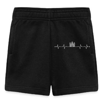 Heartbeat Skyline Silhouette - Short Bébé - noir - Devant