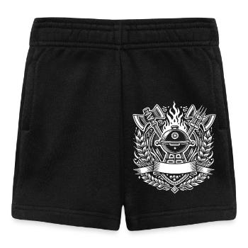 Grill BBQ Logo - Baby Shorts - Schwarz - Vorne