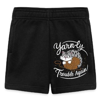 Problème de chat - Short Bébé - noir - Devant