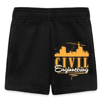 Civil Engineer Construction Site Construction Worker - Baby Shorts - black - Front