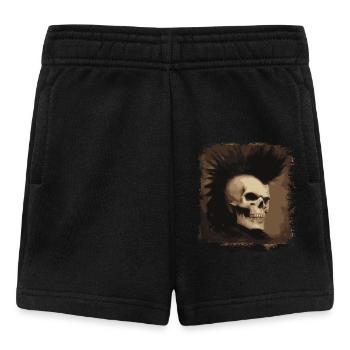 Horreur Punk Zombie Mohawk - Short Bébé - noir - Devant