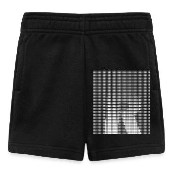 Lettre R, nom, la lettre R - Short Bébé - noir - Devant