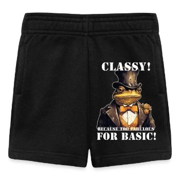 Frosch Steampunk - Baby Shorts - Schwarz - Vorne