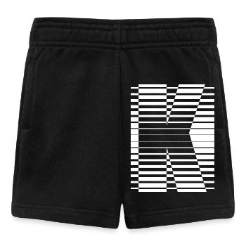 LETTER K - Baby Shorts - black - Front