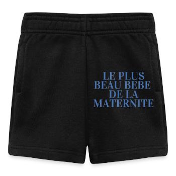le plus beau bébé de la maternité - Short Bébé - noir - Devant