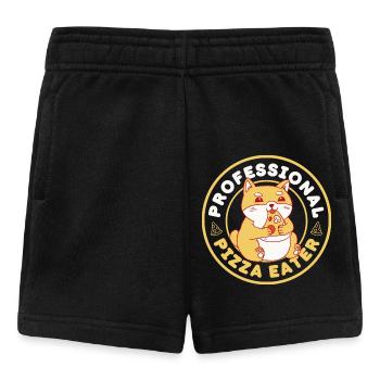 Professional Pizza Eater - Baby Shorts - black - Front