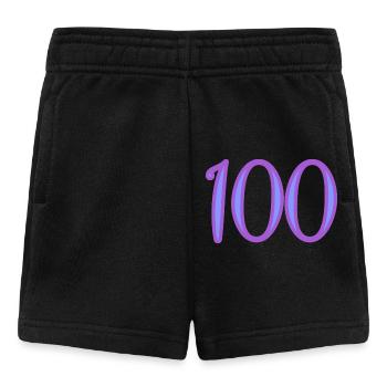 100 - Short Bébé - noir - Devant